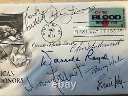 Signed 1963 National Champs Texas Longhorns Team Fdc Autograph First Day Cover
