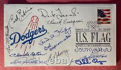 Signed Fdc Los Angeles Dodgers Legends First Day Cover (12 Sigs)