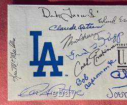 Signed Fdc Los Angeles Dodgers Legends First Day Cover (12 Sigs)