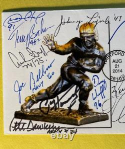 Signed Heisman Trophy Winners (13 Signatures) Fdc First Day Cover