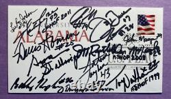 Signed Legends Of Alabama Crimson Tide Fdc Autograph First Day (14 Signatures)