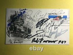Signed Legends Of Nascar (14 Signatures) Fdc Autographed First Day Covers Cachet