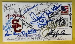 Signed Legends Of Usc Trojans Fdc Autograph First Day Cover (20 Signatures)