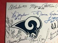 Signed Los Angeles Rams Legends (16 Sigs) Fdc Autographed First Day Cover