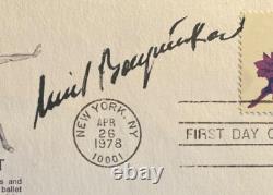 Signed Mikhel Baryshnikov Fdc Autographed First Day Cover