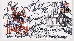 Signed Nebraska Cornhuskers Football Legends (11 Sigs) Fdc First Day Cover