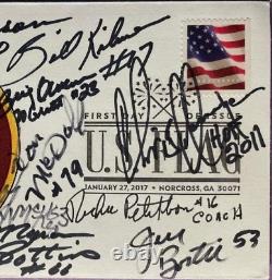 Signed Washington Redskins Legends (12 Sigs) Fdc Autographed First Day Cover