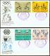 South Korea 1968, Sport Boxing Cycling Olympics Illustrated Fdc-first Day Covers