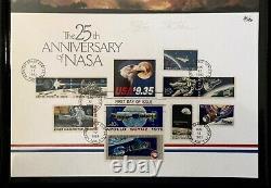 StampTLC US 1909 NASA 25th Apollo 11 Space Moon DK Stone Autograph Numbered FDC