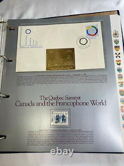 Stamp Vault STORY OF CANADA FDC Set 4 Volumes + Slipcases Excelsior Collection