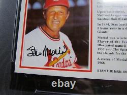 Stan Musial Signed First Day Cover FDC PSA Encapsulated