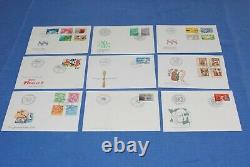 Switzerland 1972-1988 as shown First Day Covers FDC BlueLakeStamps Attractive
