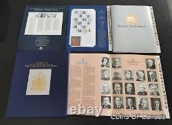 The Story Of Canada Stamp FDC 24K Gold Foil Complete 4 Volume Set #coinsofcanada