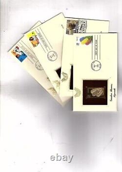 US Golden Replica 22kt FDC 60 first day covers G4 no cards bb18