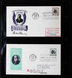 US Stamps # 803-34 Prexy Set of First Day Covers FDCs