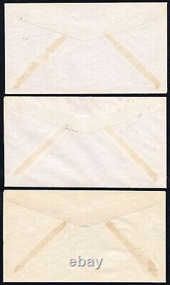 US Stamps # 832-4 First Day Cover Matched Cachets