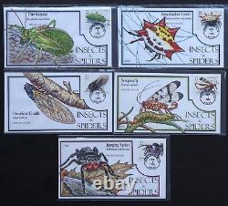 U. S. Used #3351a-t 33c Insects/Spiders Set of 20 Collins First Day Covers (FDC)
