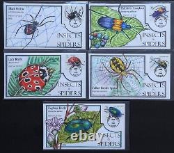 U. S. Used #3351a-t 33c Insects/Spiders Set of 20 Collins First Day Covers (FDC)