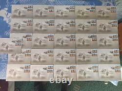 Ukraine 2022 FDC SET OF 26 COVERS with stamp F RUSSIAN WARSHIP. DONE! RARE