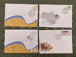 Ukraine 2022 Set 26 FDC with cancellation(including time before the War) Bonus