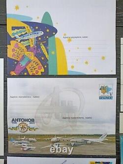 Ukraine Stamp Ukrainian Dream FDC 2022 airplane Mriya Support Ukraine 10 pcs