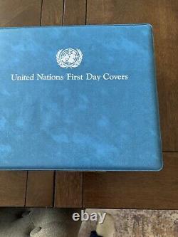 United Nations First Day Cover FDC collection Stamps Binder FULL