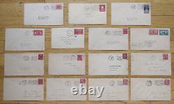 Us Fdc First Day Of Issue (lot Of 39 2 Scans) 1926 1936