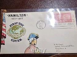 Usps Fdc Sc # 1086 H Maul Hand Painted Hamilton