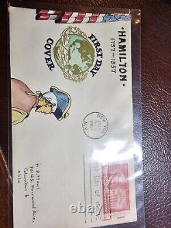 Usps Fdc Sc # 1086 H Maul Hand Painted Hamilton