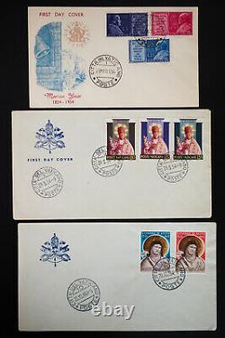 Vatican City 45x Stamped Early First Day Covers FDC