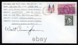 Walter Walt Cunningham JSA Coa Signed 1976 FDC First Day Cover Cache Autograph 1
