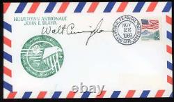 Walter Walt Cunningham JSA Coa Signed FDC First Day Cover Cache Autographed
