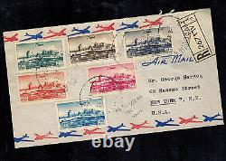 1951 Beyrouth Liban Enveloppe Premier Jour Avion Poste EDC