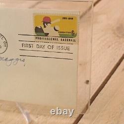 1969 Joe DiMaggio signé Babe Ruth FDC Enveloppe de premier jour sans COA