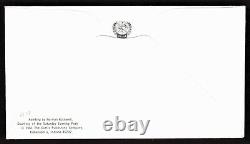 1973 Norman Rockwell Enveloppe du premier jour signée et autographiée en faveur des droits de l'homme