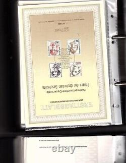 Allemagne 1975-88 Lot de 245 cartes premier jour Ersttagsblatt Collection cv 735 aa17