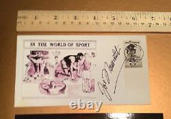 Autographe de Joe Namath sur une enveloppe du premier jour avec certificat d'authenticité - Grande figure du football, très bel aspect