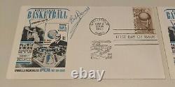 BAA NBL NBA Rochester Royals LOT 3 signed auto 1961 HOF FDC First Day Cover
BAA NBL NBA Rochester Royals LOT 3 signé auto 1961 HOF FDC Première journée de couverture