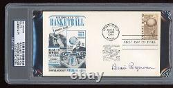 Bennie Borgmann Signé 1961 Basketball Hof Fdc Premier Jour Couverture Psa/adn D. 1978