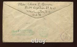 C15 Graf Zeppelin Timbre D'occasion Sur Nice First Day Flight Cover (c15-fdc2)