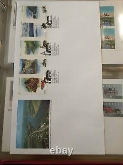 Canada 1993 Fdc Lot Bundle Includes Lighthouse Reliure & Vario Pages