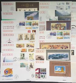 Chine Rpc Fdc Lot De 270 1992-1998 Couvertures De Premier Jour Avec Ensembles De Feuilles Souvenirs