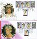 Collection De Timbres Commémoratifs Princess Diana Benham Fdc Premier Jour De Couvertures