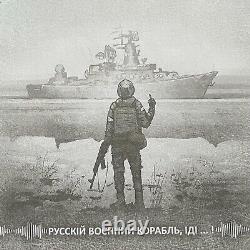 Couverture Fdc Guerre En Ukraine 2022 Bateau De Guerre Russe Partir! Série F