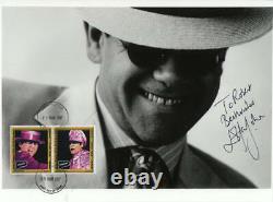 Elton John Signé Autographe Fdc Premier Jour D'émission Timbre 8x10 Photo Très Rare