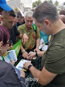Enveloppe De Couverture Fdc Patron Minesweeper Dog Stamp War Ukraine 2022 Autographe #2