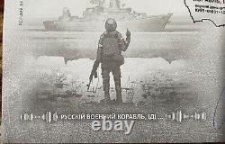 Enveloppe FDC autographe rare de Hrybov Gribov avec timbre de bateau de guerre russe, allez FK.