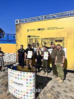 FDC City ? Des héros, région de Kharkiv avec 8 signatures