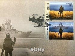Fdc Couverture 2 Rare Stamps F Russian Warship Go & Done + Fiche Complète F Done