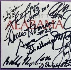 Légendes signées de l'Alabama Crimson Tide FDC Autograph First Day (14 signatures)